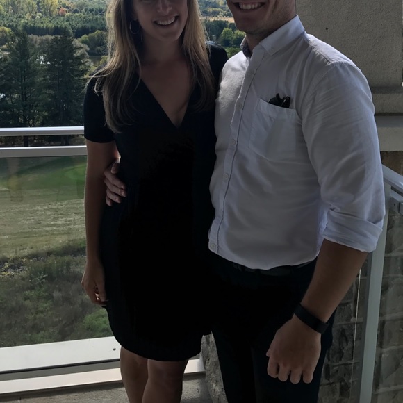 ZARA Wrap Dress - Little Black Dress - Picture 2 of 3